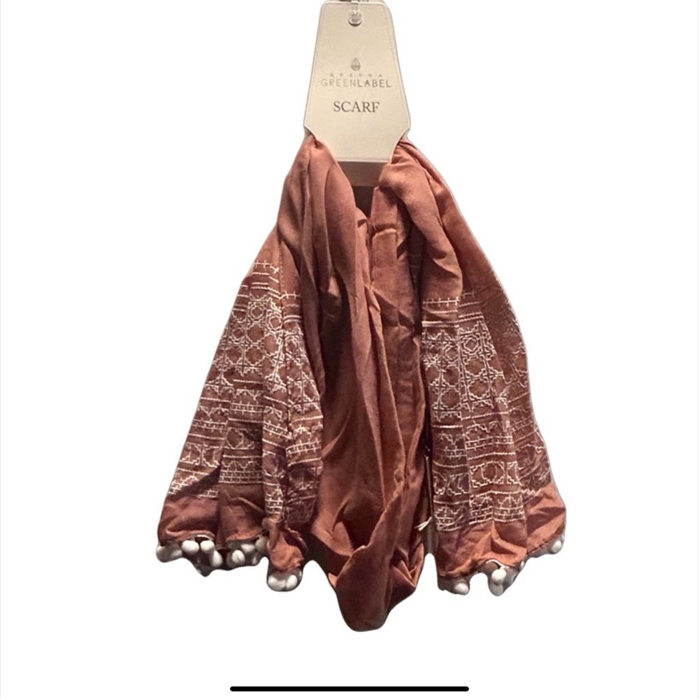 (REDUCED) GREEN LABEL SCARF